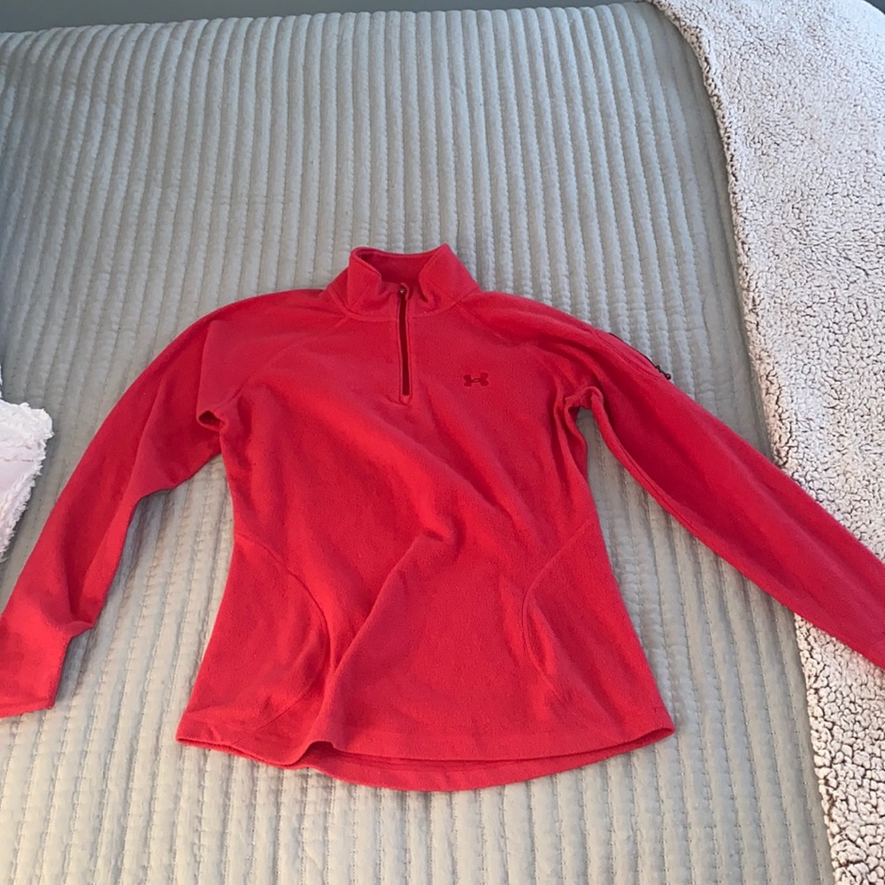 Pink Fleece Under Armour Pullover